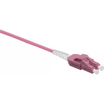 Tinklo kabelis Helos LWL pataisų kabelis Uniboot LC/LC Duplex 50/125µm OM4 2.0m juodas