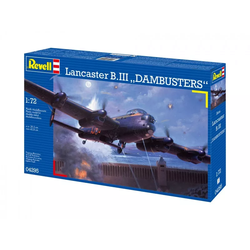 Revell Lancaster B. Iii Dambusters (04295) 1:72 mastelio lėktuvo plastikinis modelio rinkinys