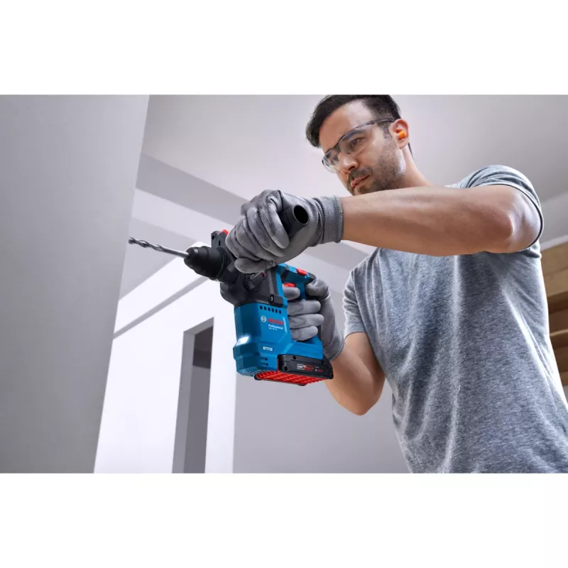Akumuliatorinis sukimo plaktukas GBH 18V-18 Professional solo, 18 V (mėlynas/juodas, be akumuliatoriaus ir įkroviklio)