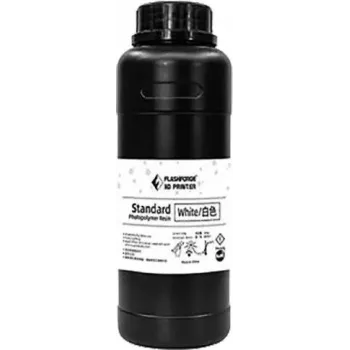 Derva, skirta 3D spausdinimui, Flashforge 3D Resin UV/LCD Standard White 0,5 L 405 nm