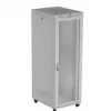 19 inch Rack Cabinet LANBERG FF01-8047-23SL 47U 800x1200 mm Pilka Perforated Doors