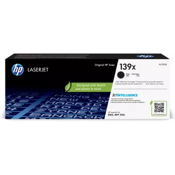 Kasečių kasetė HP LaserJet 139X High Yield 10000 puslapių juoda