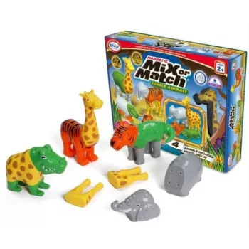 Animal Popular Playthings Magnetic Mix or Match Animals Multicolour