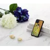 Išmaniojo telefono dėklas iKins, skirtas iPhone 11 Pro Max — juodas bučinio dizainas, apsauginis dangtelis