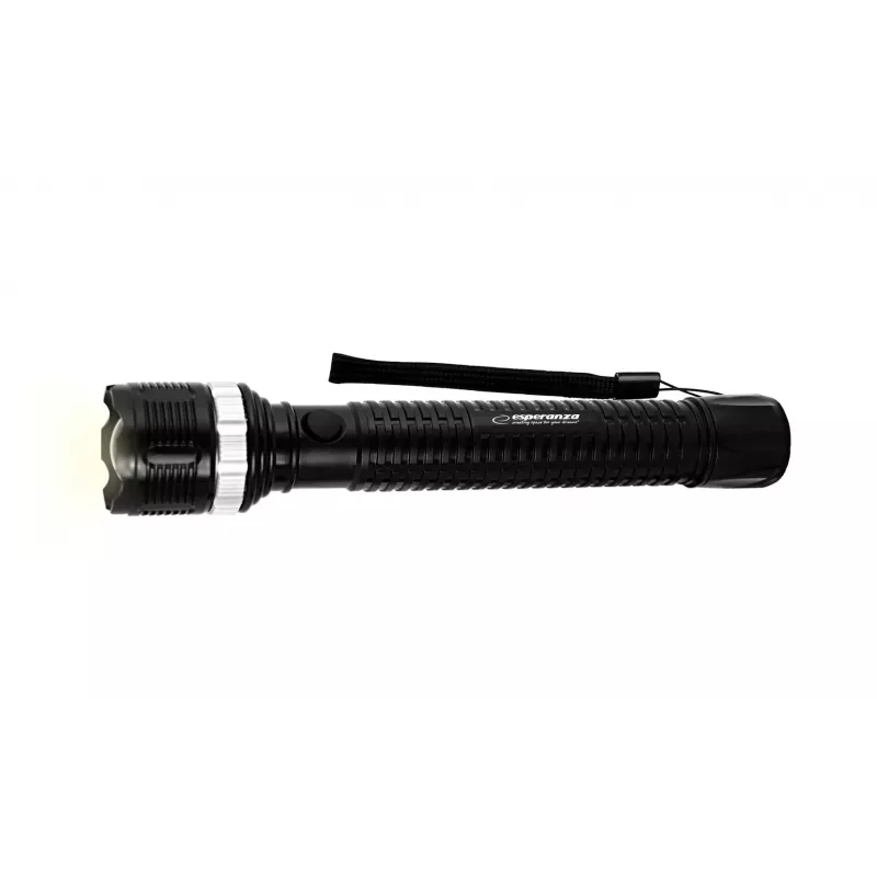 Rankinis žibintuvėlis ESPERANZA Epione XL LED 1.2W 100 lm 100 m Juodas, baterija R20 (3)