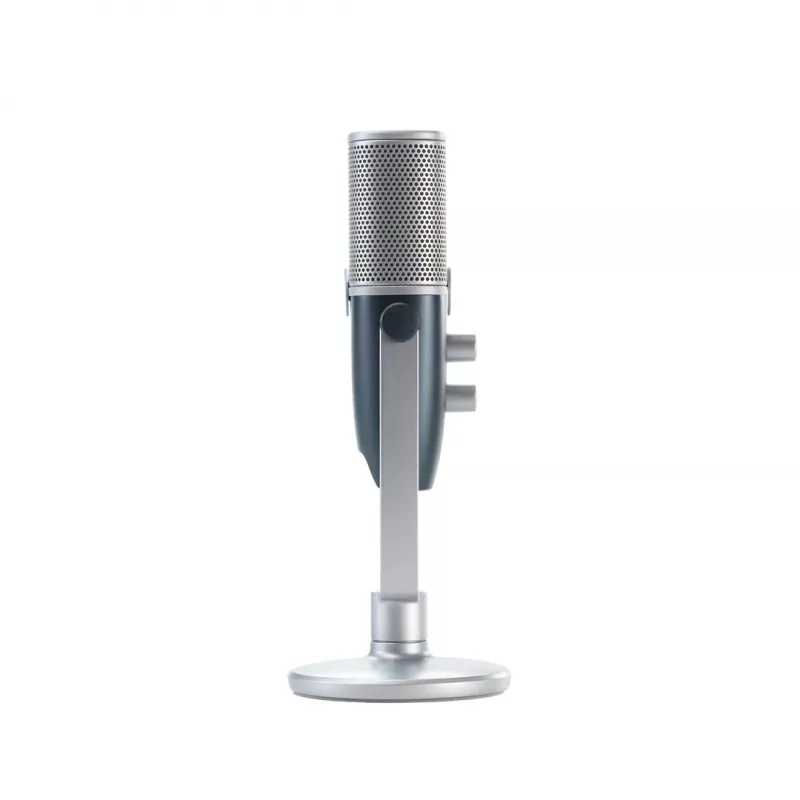 AKG Ara – profesionalus USB kondensatorinis mikrofonas, mėlynos ir sidabrinės spalvos