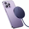 Belaidis įkroviklis Baseus Simple Mini3 15W USB-C, violetinis — kompaktiškas Qi įkrovimo pagrindas