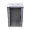Sieninis stovas Extralink Rackmount cabinet 18U 600x600 Pilka raktinis užraktas
