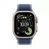 Apple Watch Ultra 3 GPS + Cellular 49mm Natural Titanium Case su Blue/Bright Blue Trail Loop - S/M | Apple