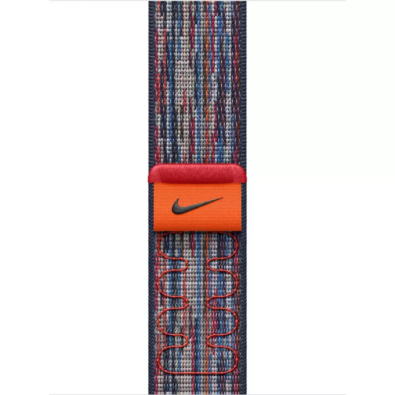 42 mm Mėlyna/Raudona Nike Sport Loop