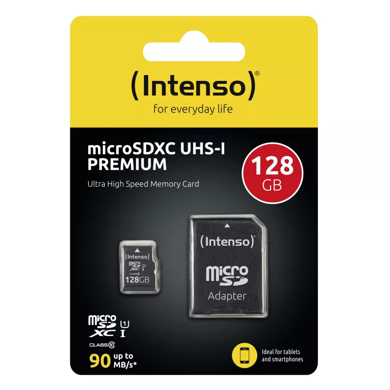 Intenso 128 GB microSDXC UHS-I Class 10 atminties kortelė