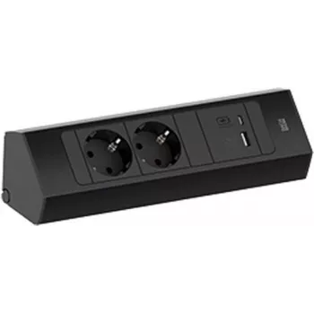 Maitinimo šakotuvas Bachmann CASIA 2 su 2x CEE7/3 lizdais ir 1x USB A/C 22W