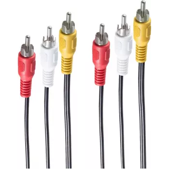 Vaizdo kabelio adapteris ShiverPeaks BS90024 2m 3xRCA