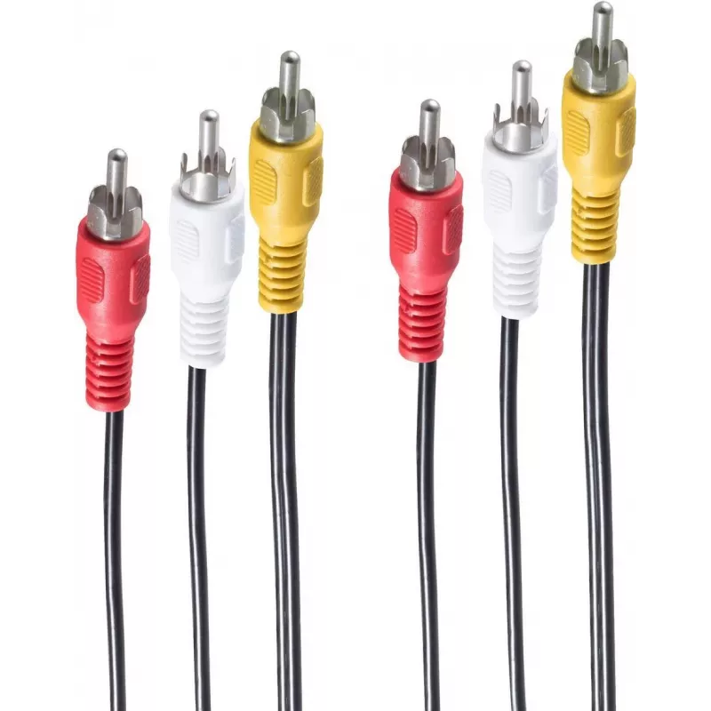 Vaizdo kabelio adapteris ShiverPeaks BS90024 2m 3xRCA
