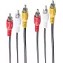 Vaizdo kabelio adapteris ShiverPeaks BS90024 2m 3xRCA