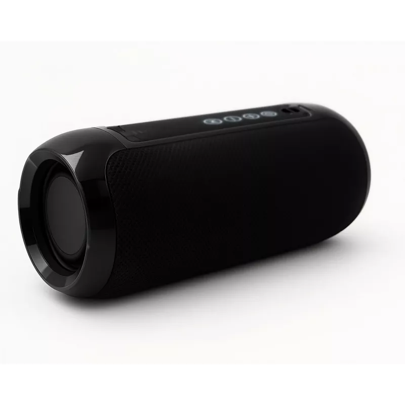 Nešiojamas „Bluetooth“ stereofoninis garsiakalbis SQUEAK SQ1008 — 14 W RMS, „Bluetooth 5.3“, 1200 mAh, IPX4, FM, LED, AUX, USB