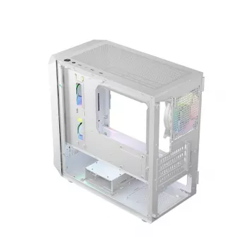 Logic PORTOS ARGB MINI USB 3.0 korpusas baltas