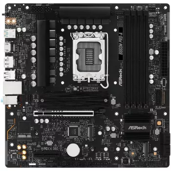 Pagrindinė plokštė ASRock B860M Pro-A micro ATX — Intel B860, LGA 1851, DDR5, 4 DIMM, iki 256 GB, 2.5Gb Ethernet