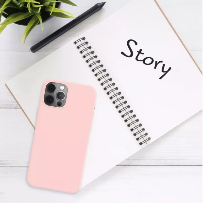 Fixed Story | Užpakalinis dangtelis | Apple | iPhone 16 Pro | Gumotas | Rožinis