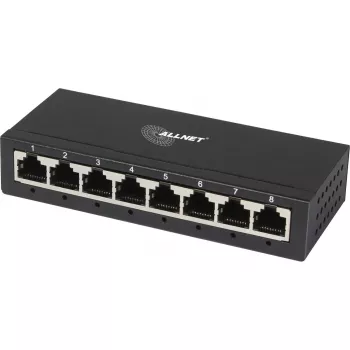 ALLNET Switch unmanaged Layer2 8 Port â€¢ 8x 1GbE â€¢ Lüfterlos â€¢ ALL-SG8008 (ALL-SG8008)