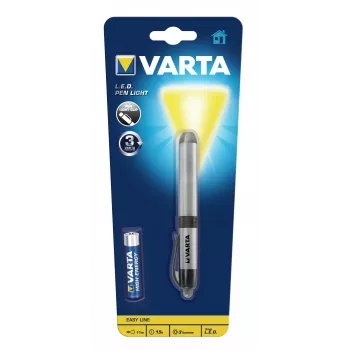Varta -LEDPL - pin-Blinklicht - Sidabrinė - Aliuminis - LED - 1 lemputė - 3 lm