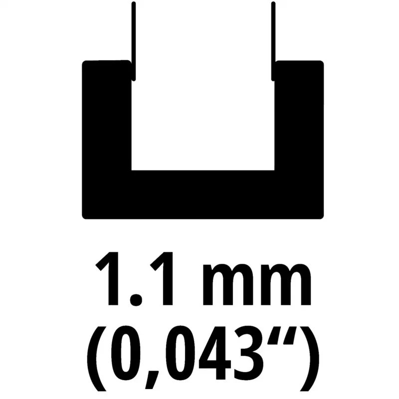 Grandinės pjūklo kreipiamoji Einhell 4500194 20 cm Juoda