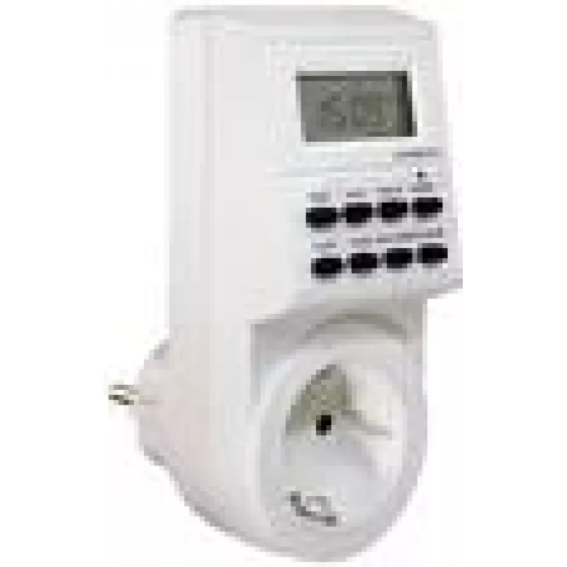 Savaitinis laikmatis as-Schwabe 24032 Skaitmeninis Balta 230V 16A