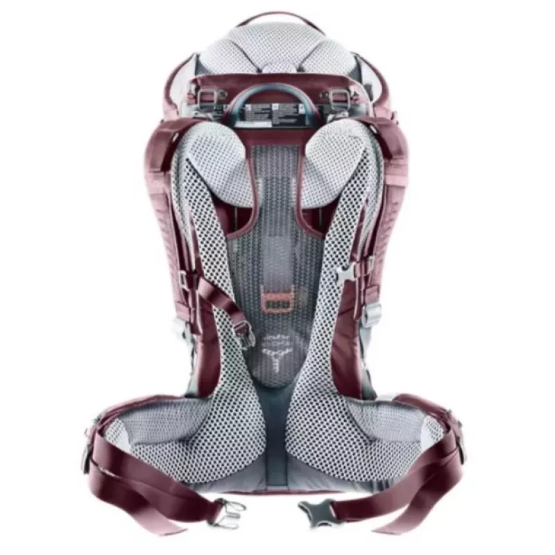 Deuter Kid Comfort kūdikio nešiojimo kuprinė, poliamidas, raudona