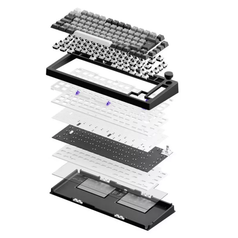 Akko Monsgeek M1 V5 ISO Barebone Kit - Moonlight Balta