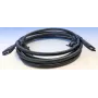 USB-C į USB-C kabelis Elotouch E969524 0,6 m juodas - USB duomenų kabelis