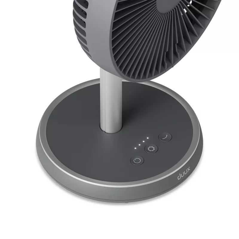 Duux Rize Flex stovintis ventiliatorius, pilkas, skersmuo 21 cm