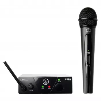 Belaidžių mikrofonų rinkinys AKG WMS40 ISM 3 UHF dažnis, nešiojami lavalier / rankiniai variantai
