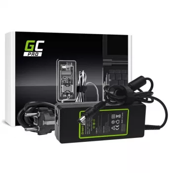 Maitinimo adapteris Green Cell AD26AP 75W 19V AC-to-DC patalpų nešiojamojo kompiuterio įkroviklis, juodas