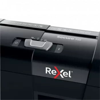 Rexel Secure X6 kryžminio pjovimo popieriaus smulkintuvas P4, kryžminis smulkinimas, 4 x 40 mm, 10 L, 100 lapų, 68 dB, 6 lapai