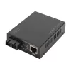 Digitus Gigabit PoE medijos keitiklis, RJ45 / SC, SM, PSE