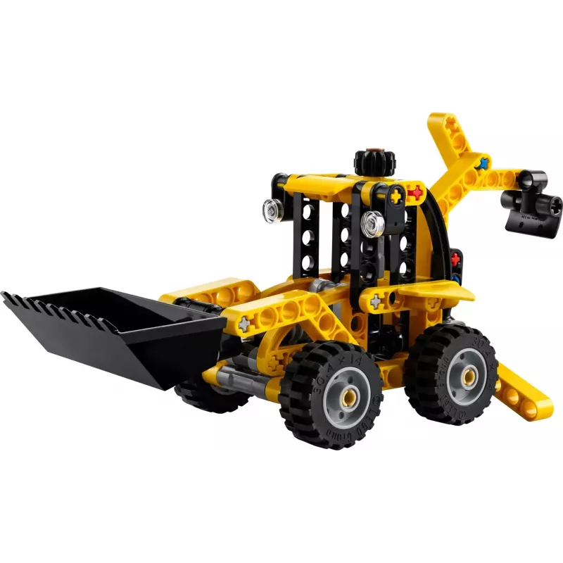 Konstruktorius LEGO Technic Atbulinis krautuvas 42197 — šarnyrinis vairavimas, veikiantis krautuvas, 104 detalės, rekomenduojamas amžius 7+