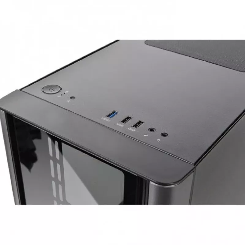 Kompiuterio korpusas Thermaltake V150 TG Micro Tower juodas