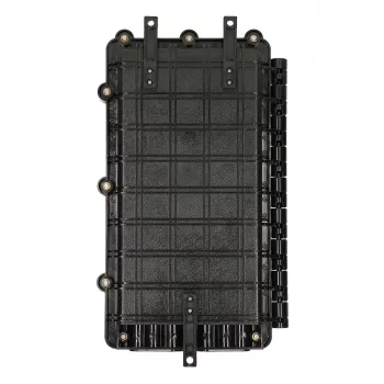Lauko šviesolaidinė mova Extralink Jerry 2 padėklai 24 gyslų, ABS/PVC korpusas, juoda