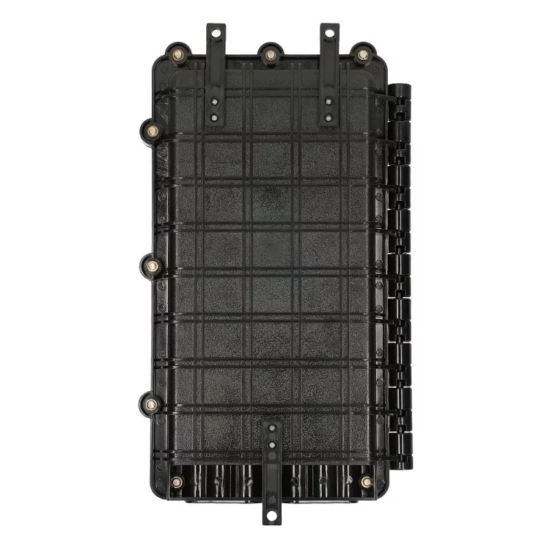 Lauko šviesolaidinė mova Extralink Jerry 2 padėklai 24 gyslų, ABS/PVC korpusas, juoda
