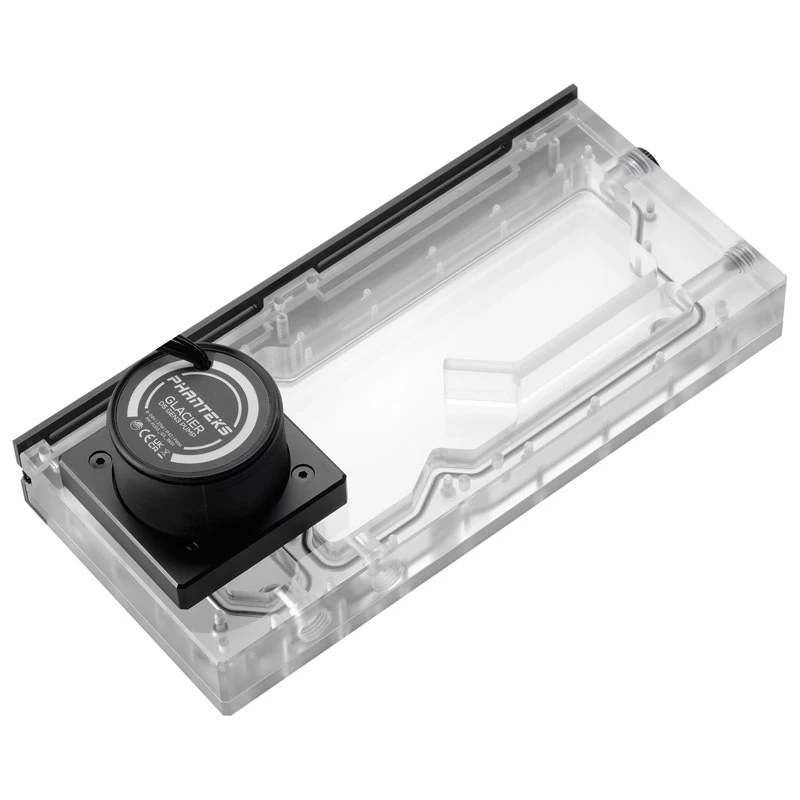 PHANTEKS R260C rezervuaras - permatoma akrilinė galinė plokštė, D5, DRGB-LED - juoda (PH-R260_D5_BK01)