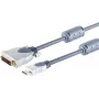 HDMI į DVI-D adapteris ShiverPeaks 77480-MHQ, 1,0 m kabelis, paauksuoti kontaktai