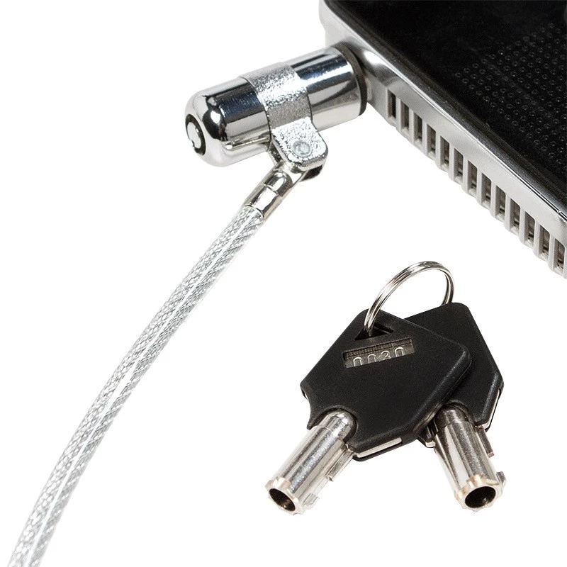 Logilink Nbs009 Nešiojamojo Kompiuterio Užraktas Raktinis Užraktas Su 2 Raktais 15 Mm
