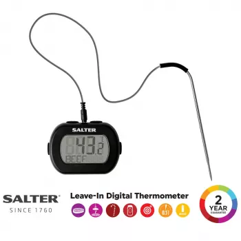 Skaitmeninis momentinis paliekamas termometras Salter 515 BKCR, atsparus vandeniui, maistui