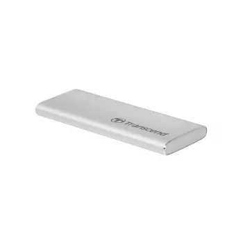 Nešiojamasis SSD Transcend ESD260C 500 GB USB Type-C 3.2 Gen 2, sidabrinis