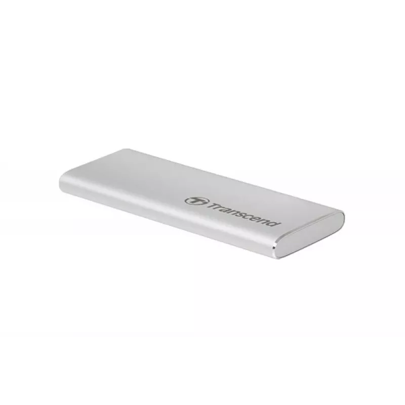 Nešiojamasis SSD Transcend ESD260C 500 GB USB Type-C 3.2 Gen 2, sidabrinis
