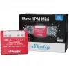 Shelly Qubino Wave 1PM Mini Z-Wave matavimo-perjungimo pavara raudona