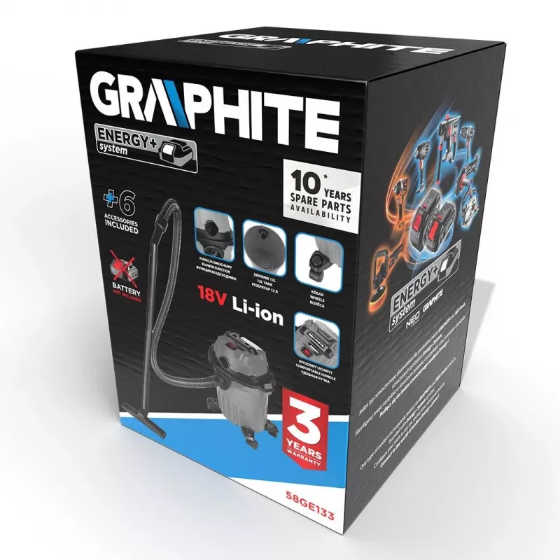 Dulkių siurblys Graphite 58GE133
