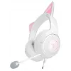 Ausinės Razer Kraken Kitty V2 laidinės USB Type-A baltos — Circumaural, galvos lankelis, 20–20000 Hz, 2 m laidas