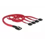 Delock - SATA- / SAS-kabelis - 4-Lane - SATA (W) to 36 PIN 4iMini MultiLane (M) - 50 cm (83057)