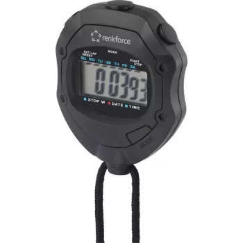 Renkforce RF-SW-110 skaitmeninis chronometras, juodas (RF-4612982)